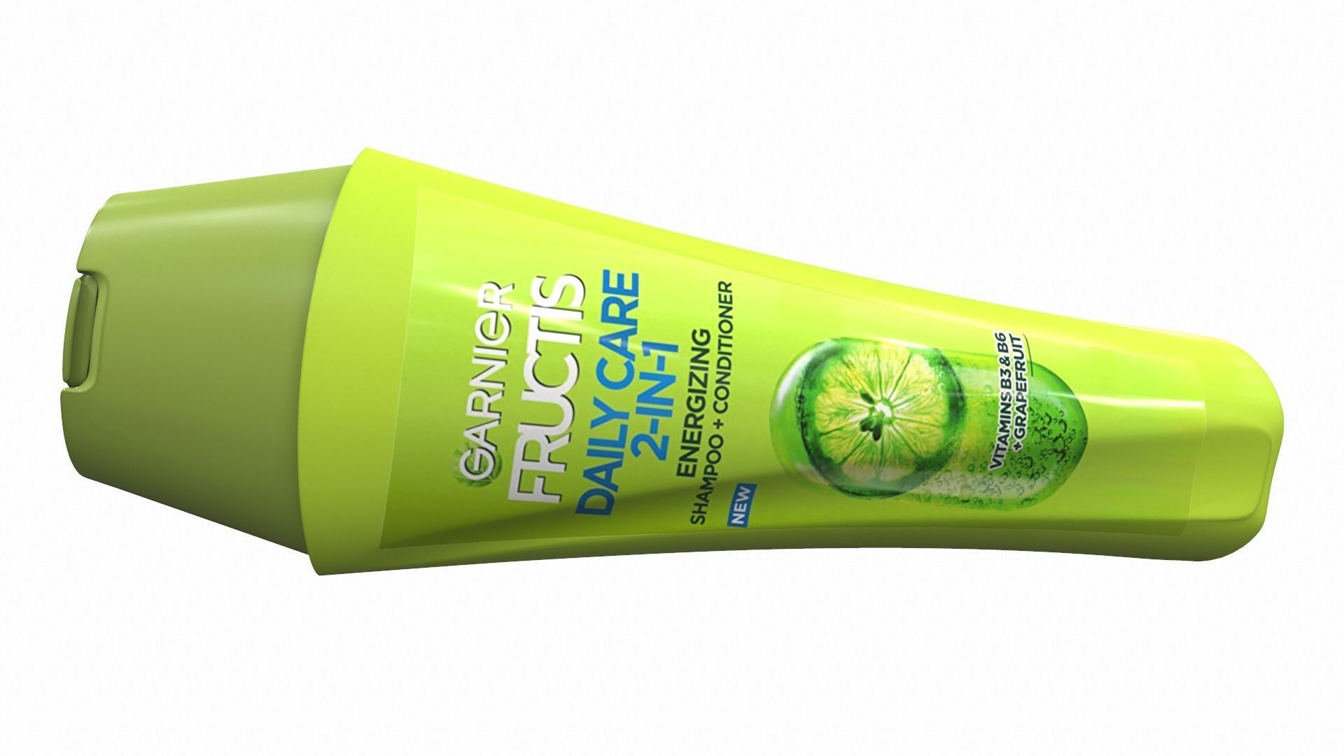 Shampoo Garnier 3D model_7