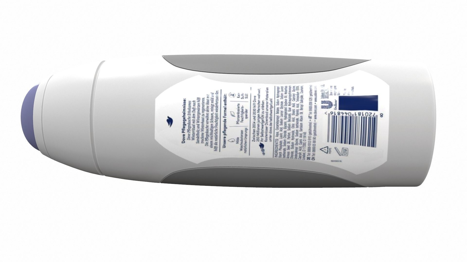 Shampoo Dove 3D model_8