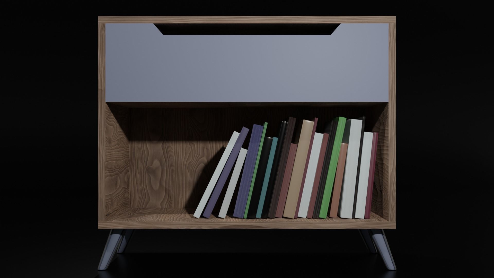 Bedside Drawer Free 3D model_2