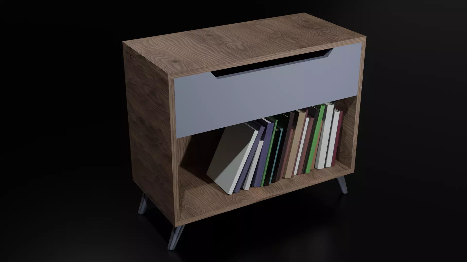 Bedside Drawer Free 3D model_0