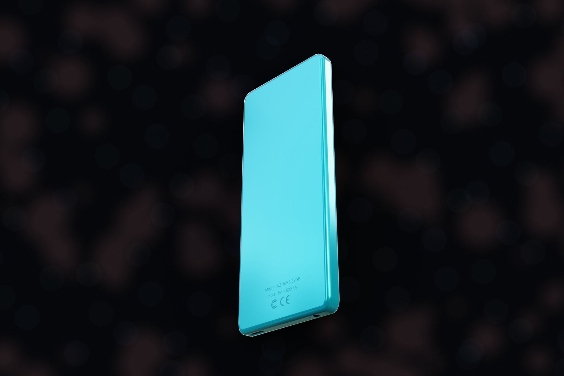 iPod Music Player Low-poly 3D model_32