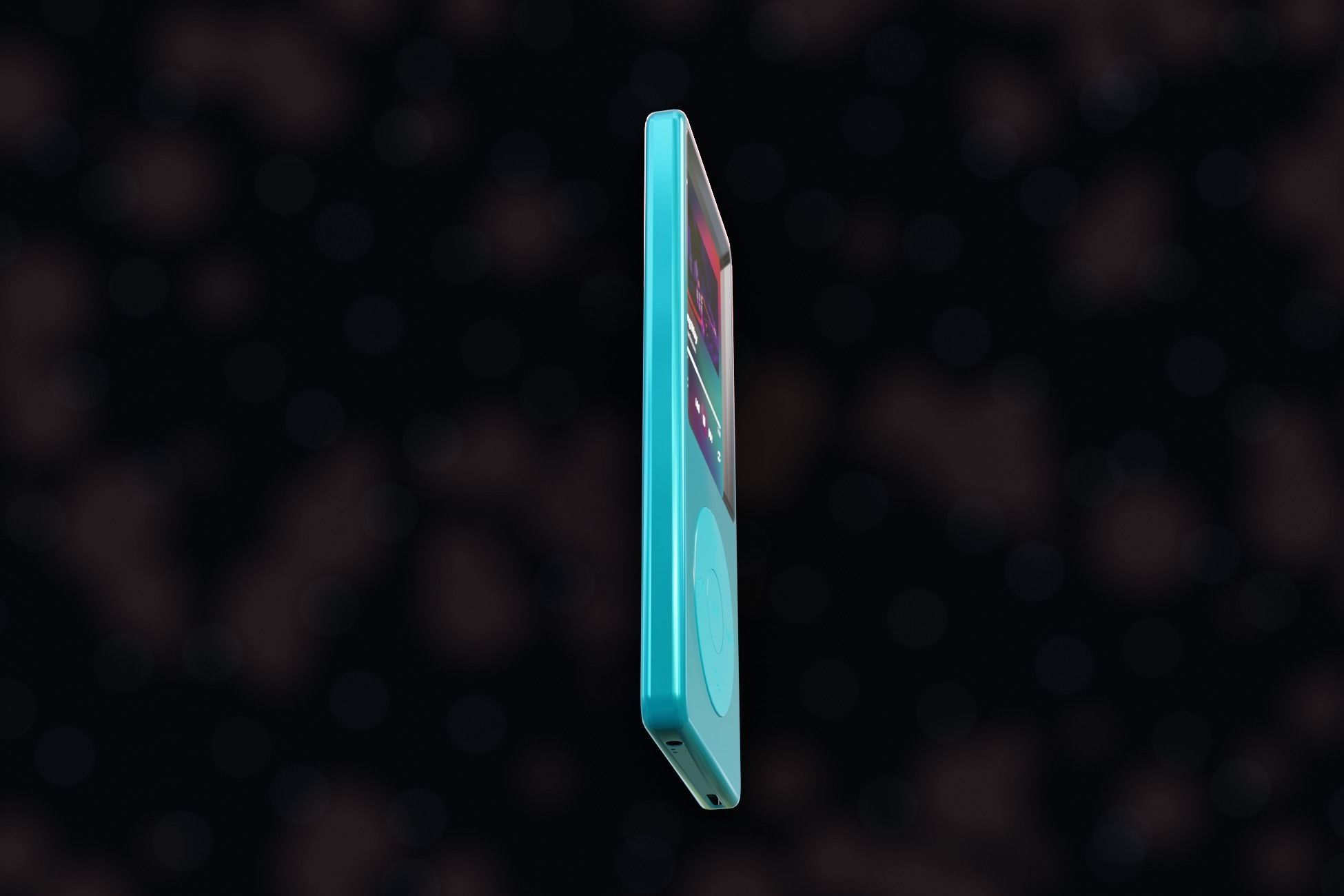 iPod Music Player Low-poly 3D model_33