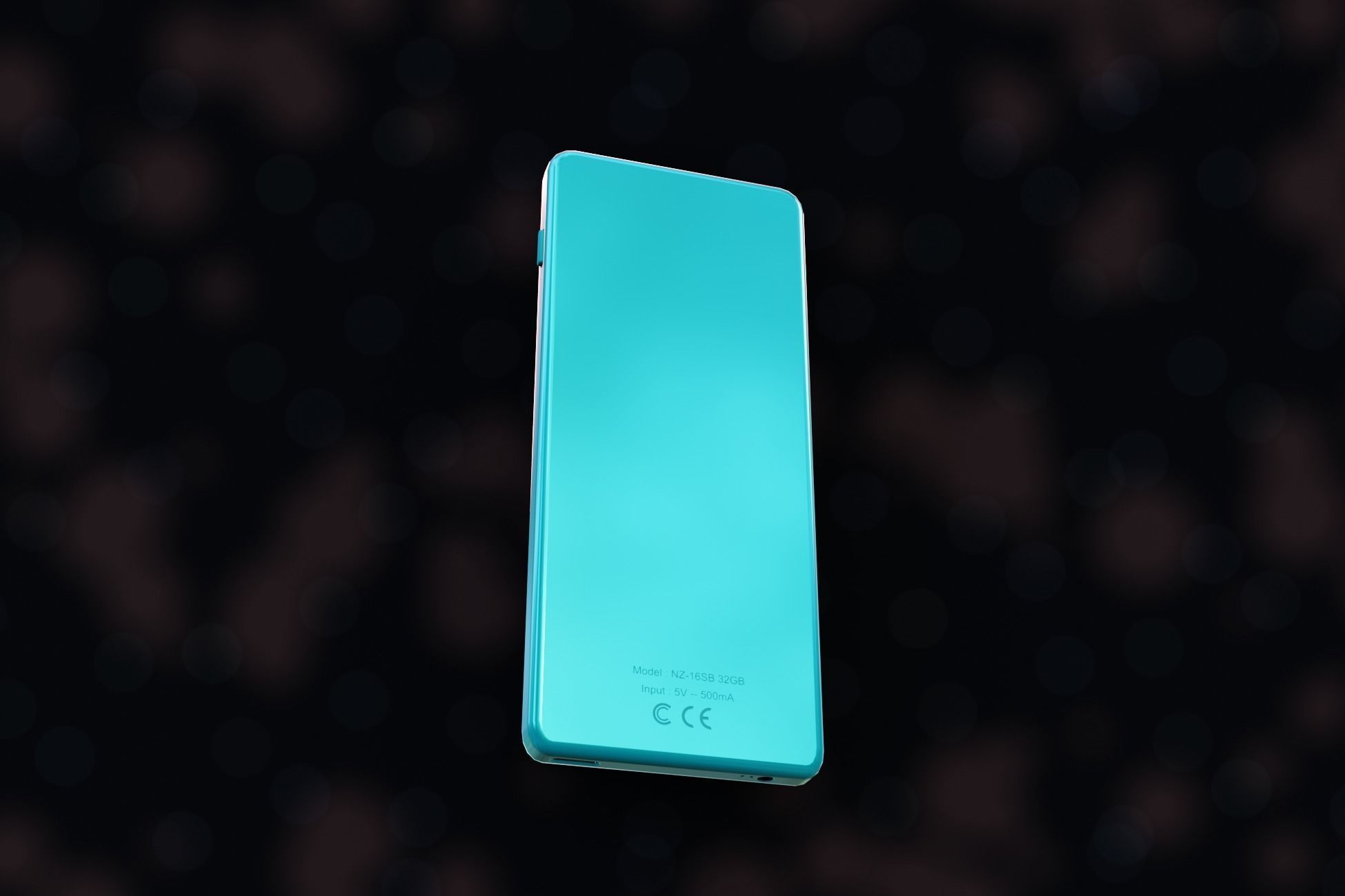 iPod Music Player Low-poly 3D model_9