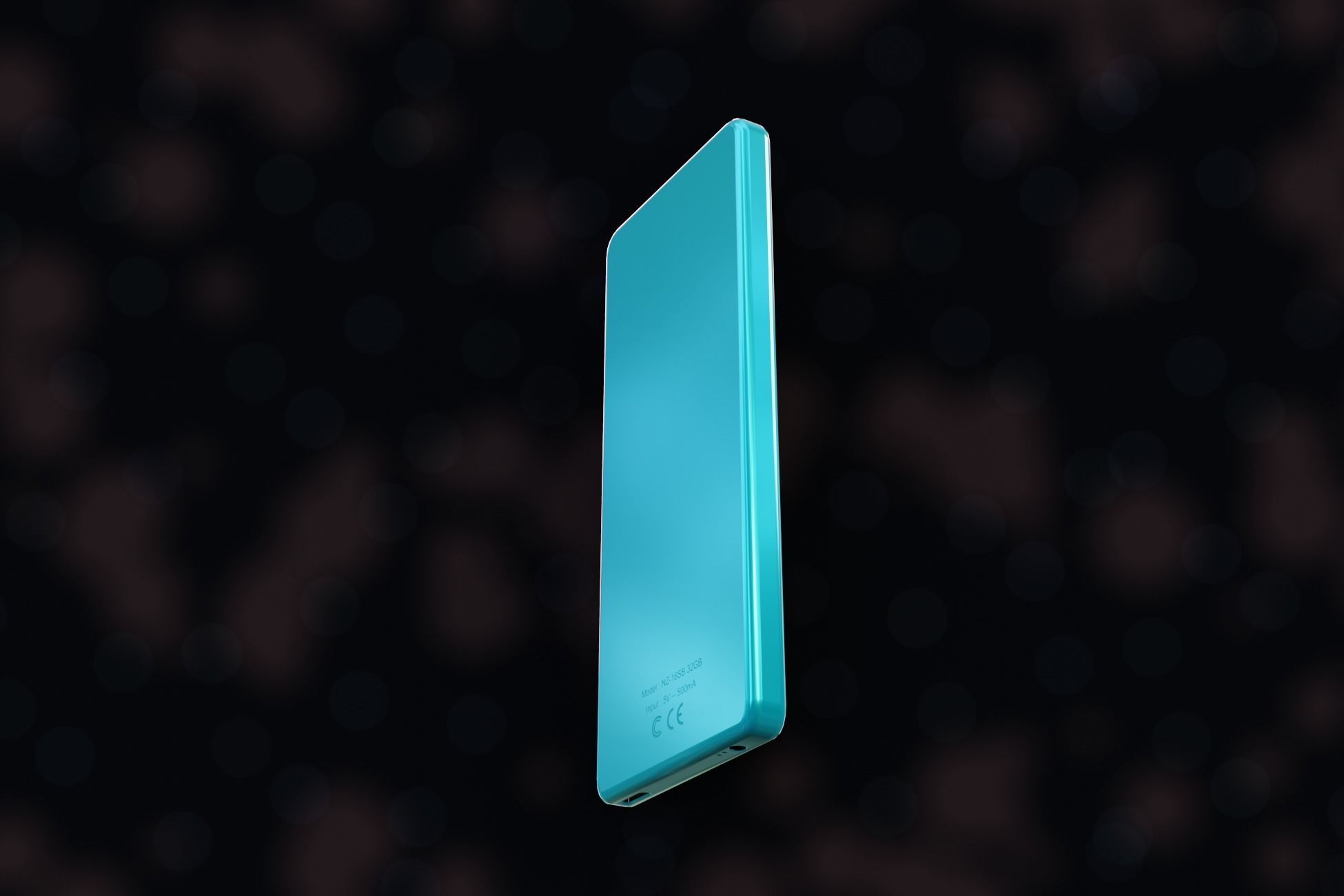 iPod Music Player Low-poly 3D model_31