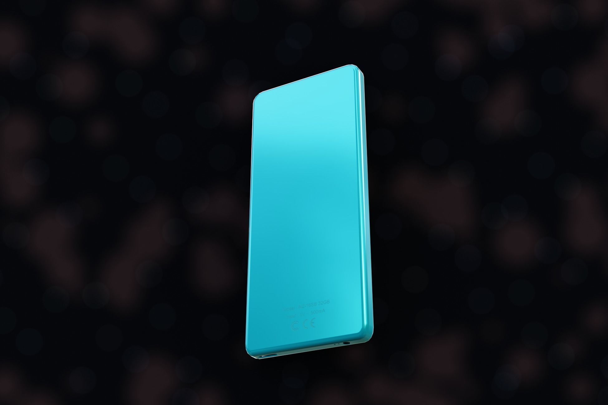 iPod Music Player Low-poly 3D model_14