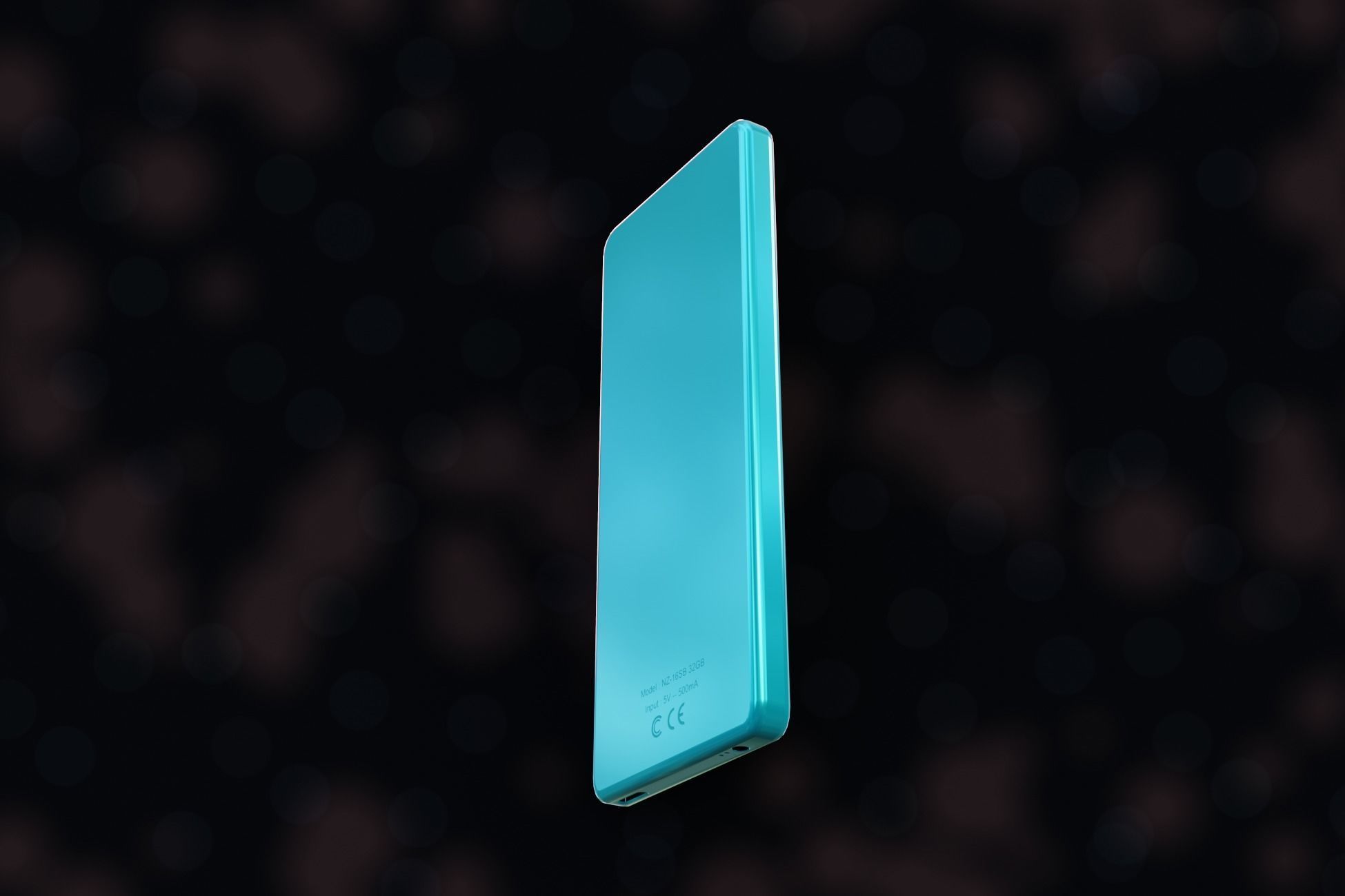 iPod Music Player Low-poly 3D model_6