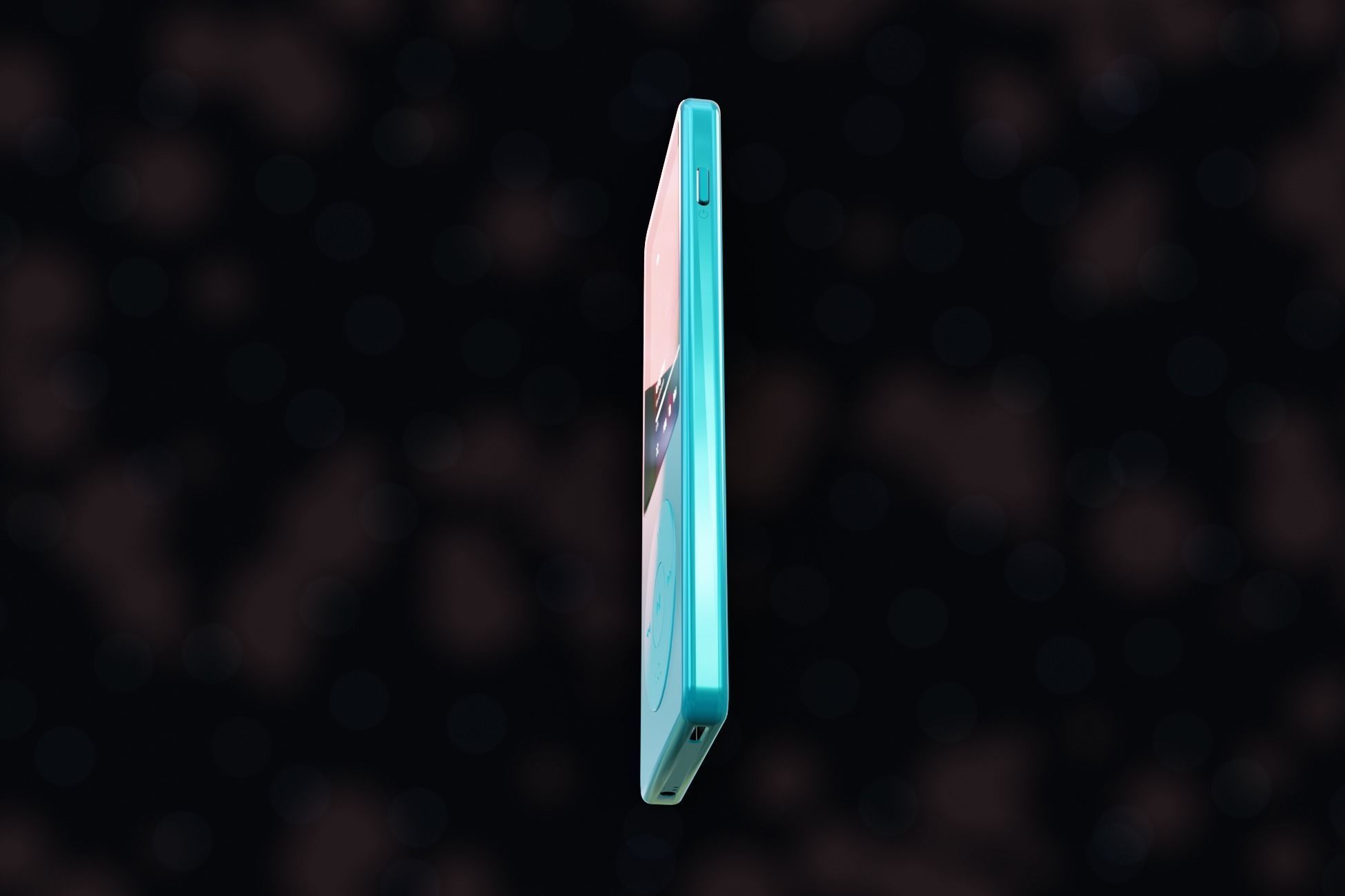 iPod Music Player Low-poly 3D model_46