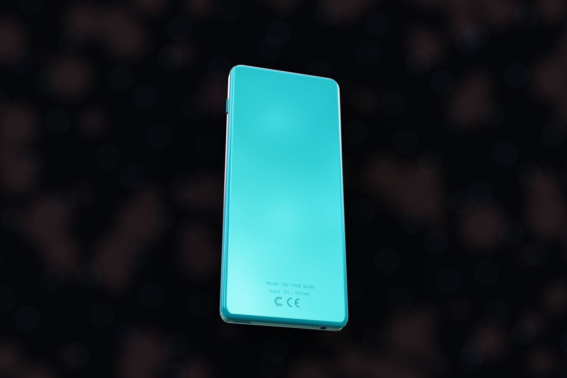 iPod Music Player Low-poly 3D model_15