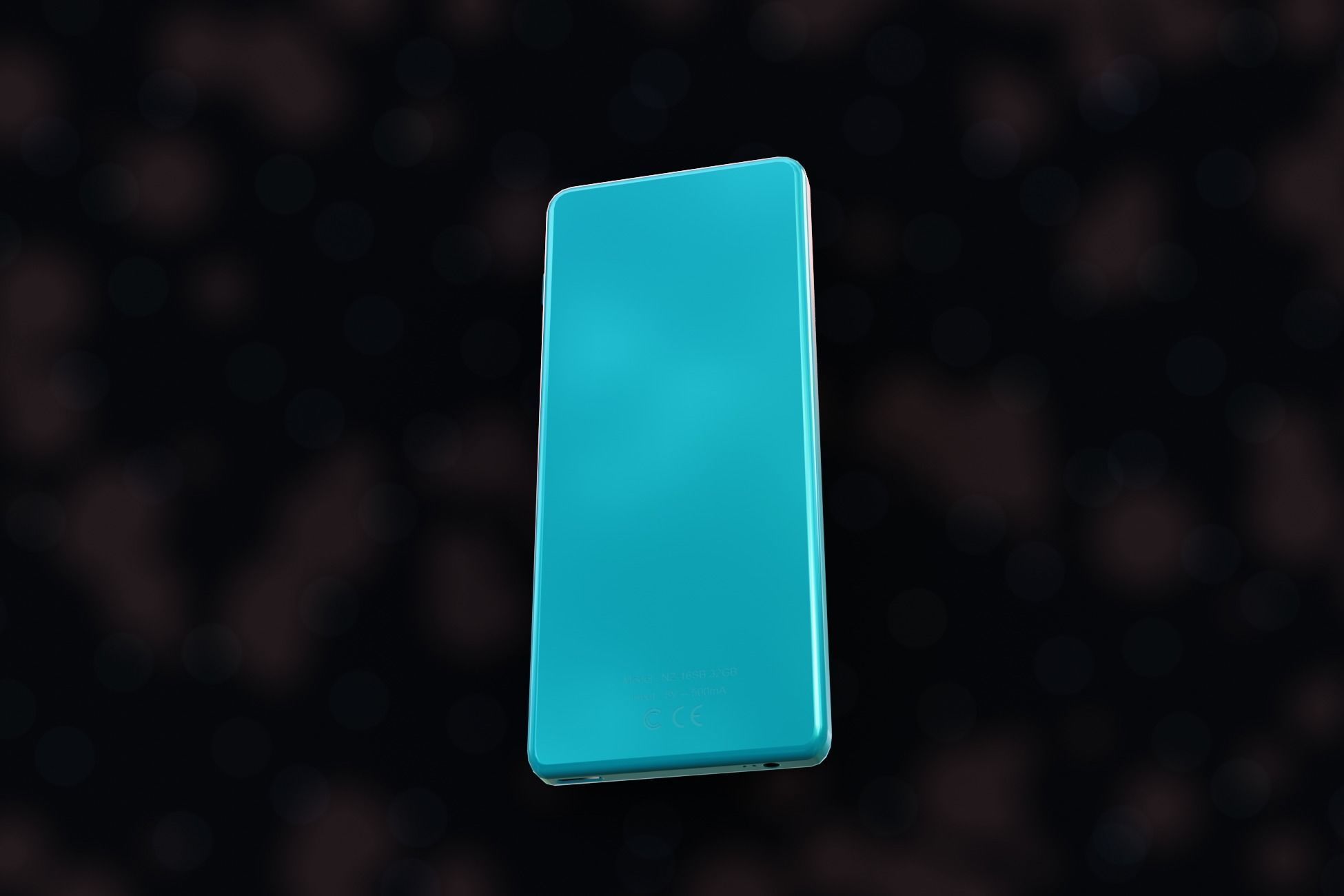 iPod Music Player Low-poly 3D model_11