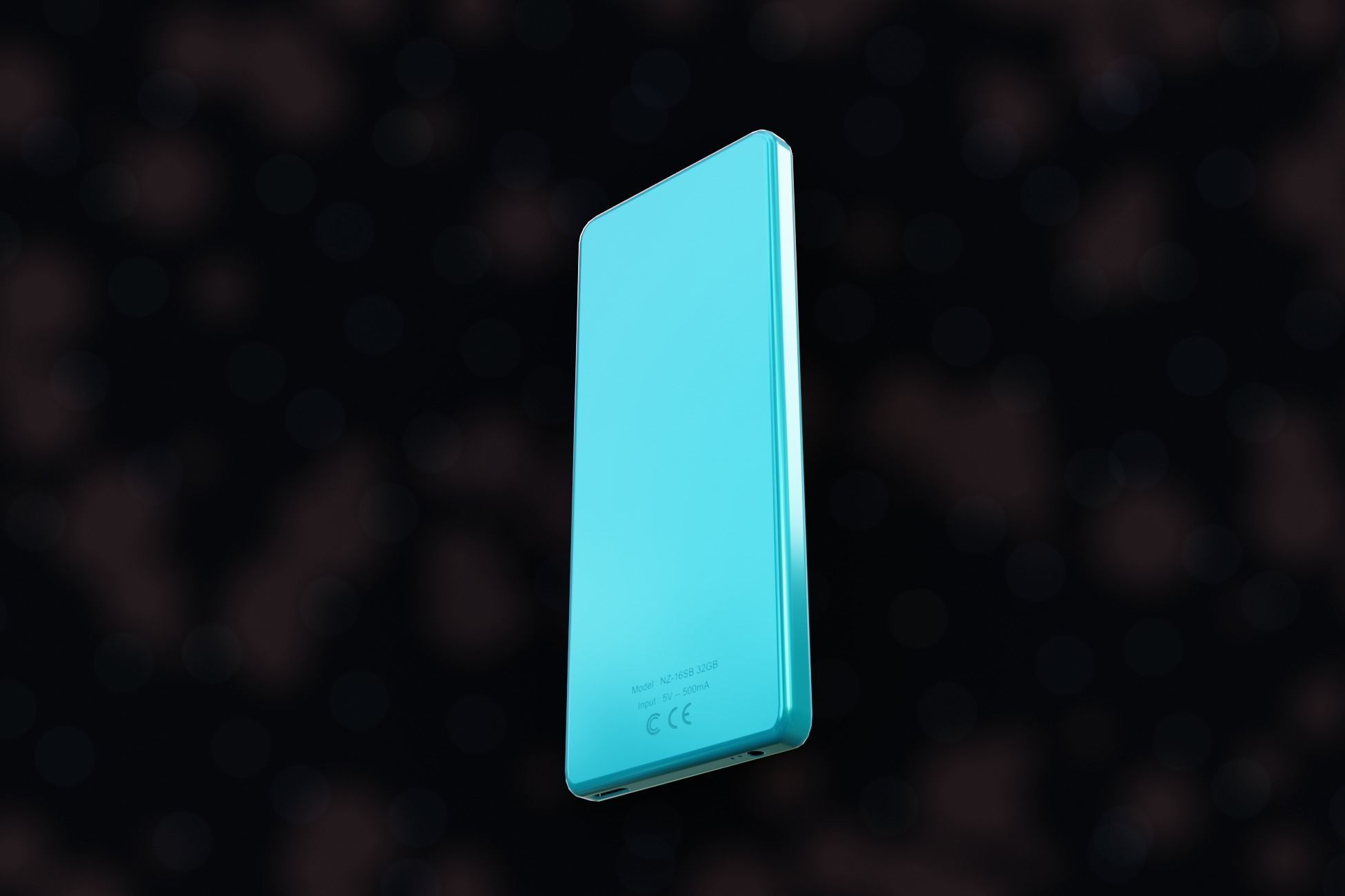 iPod Music Player Low-poly 3D model_7