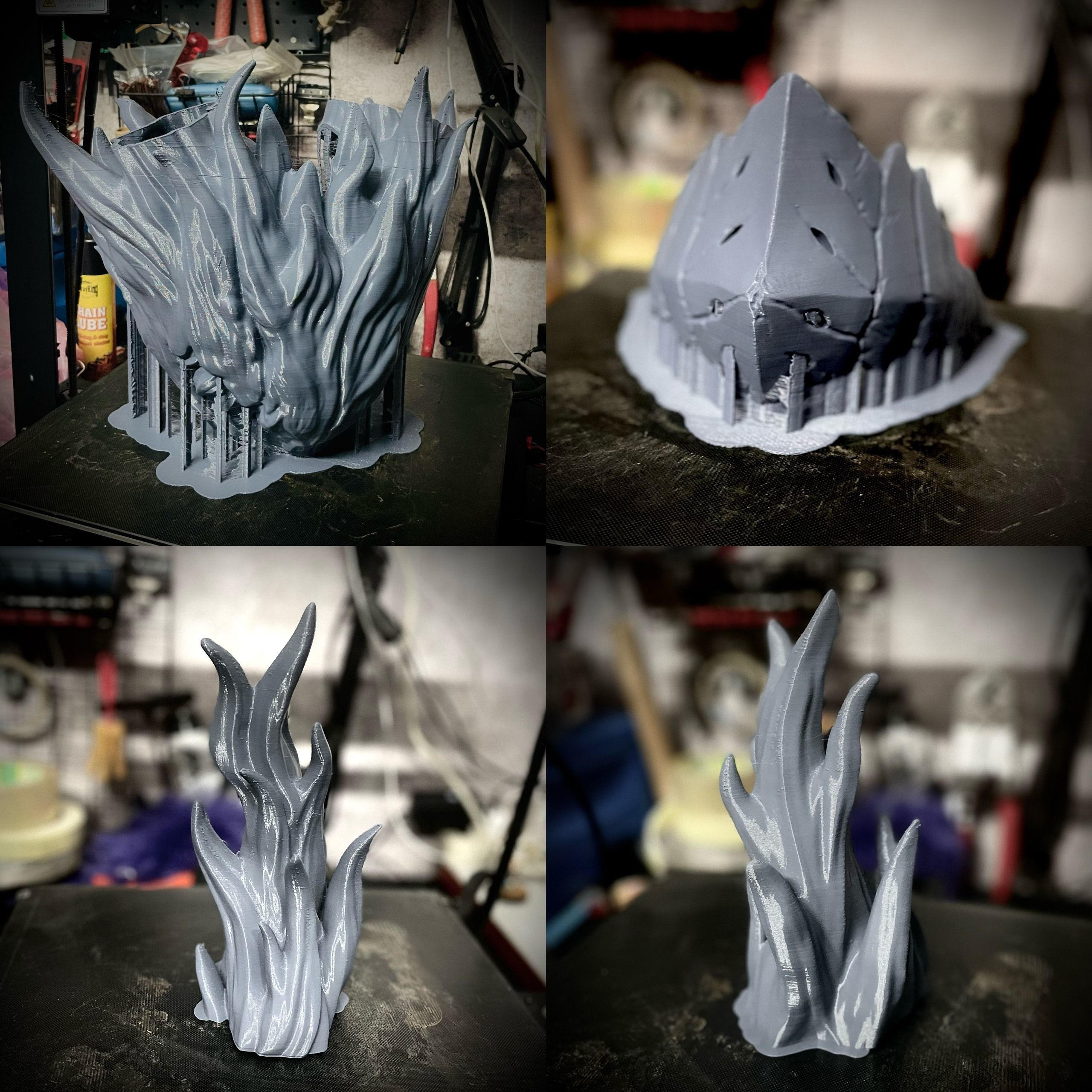 Dark Deku Mask - My Hero Academia Cosplay 3D print model_12