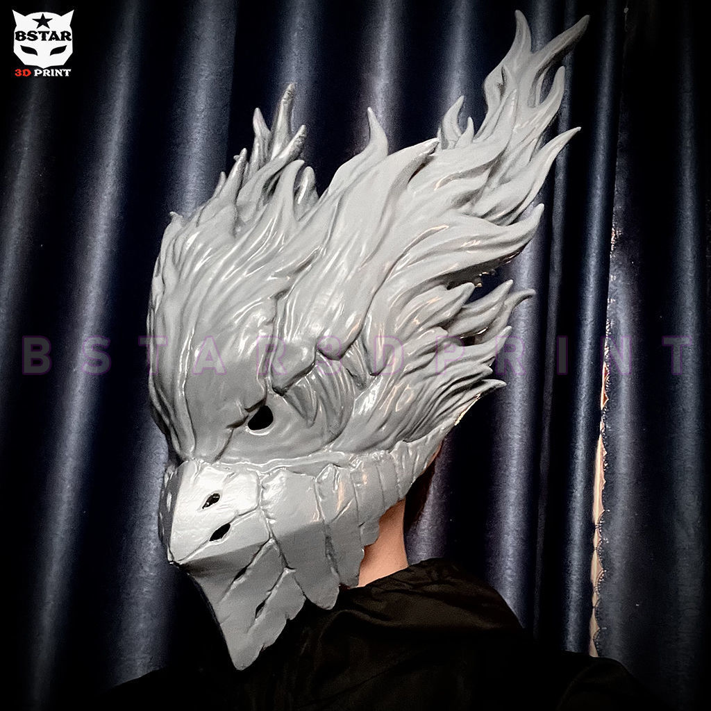 Dark Deku Mask - My Hero Academia Cosplay 3D print model_8