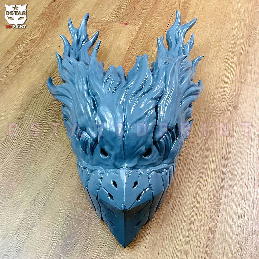 Dark Deku Mask - My Hero Academia Cosplay 3D print model_11