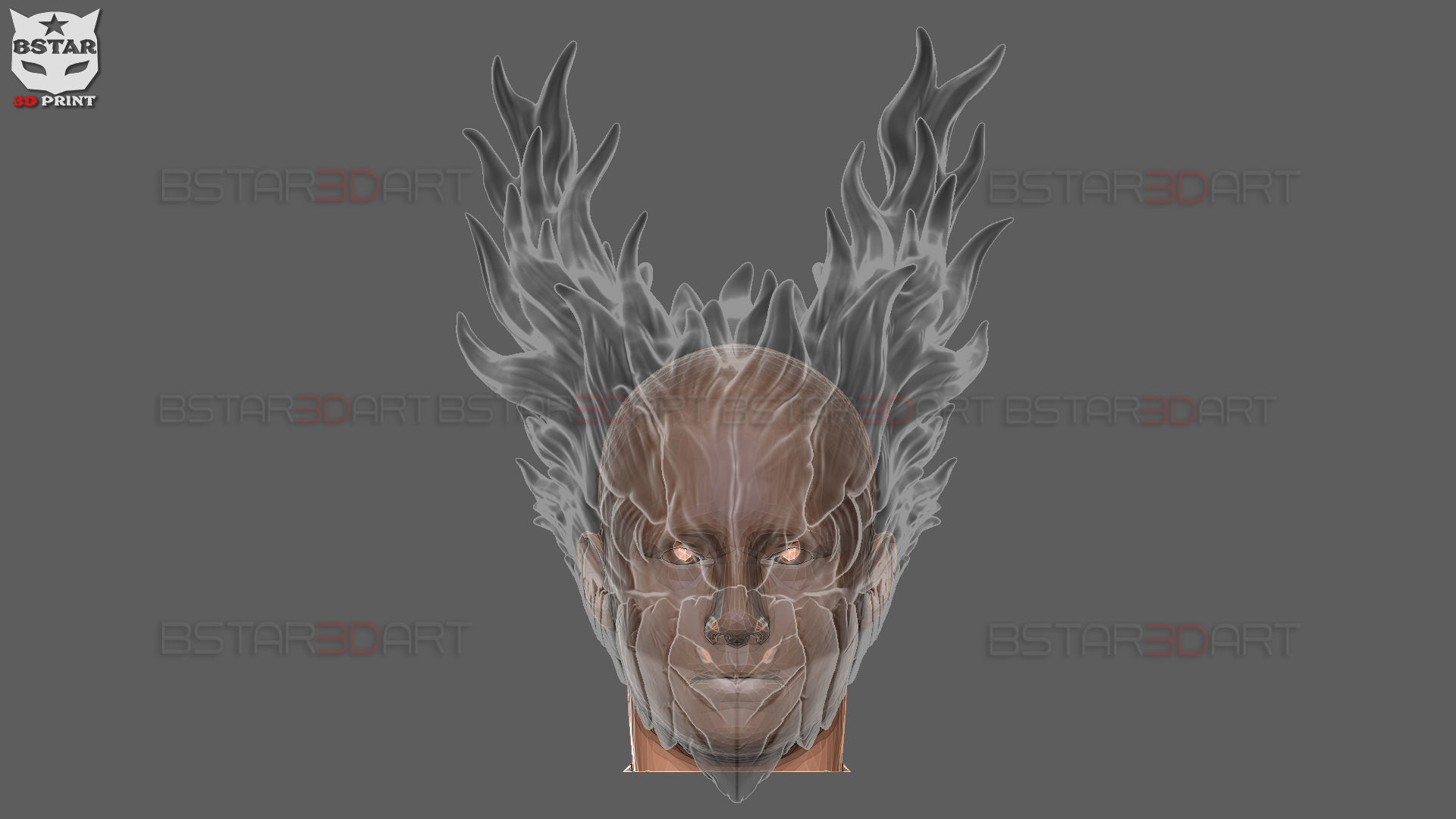 Dark Deku Mask - My Hero Academia Cosplay 3D print model_29