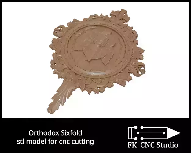 Orthodox Sixfold  - Stl model for cnc router 3D print model