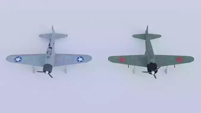 World War 2 Planes 3D model