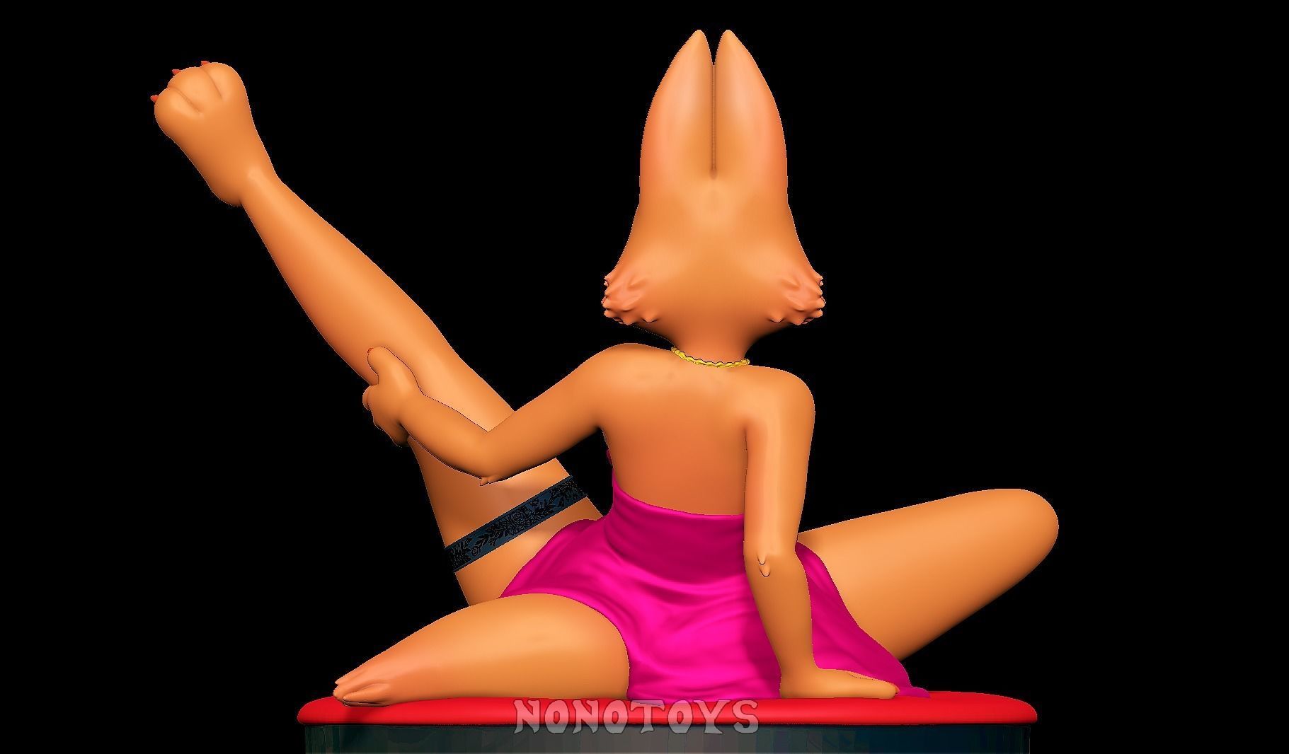 Diane Foxington NSFW 3D print model_4