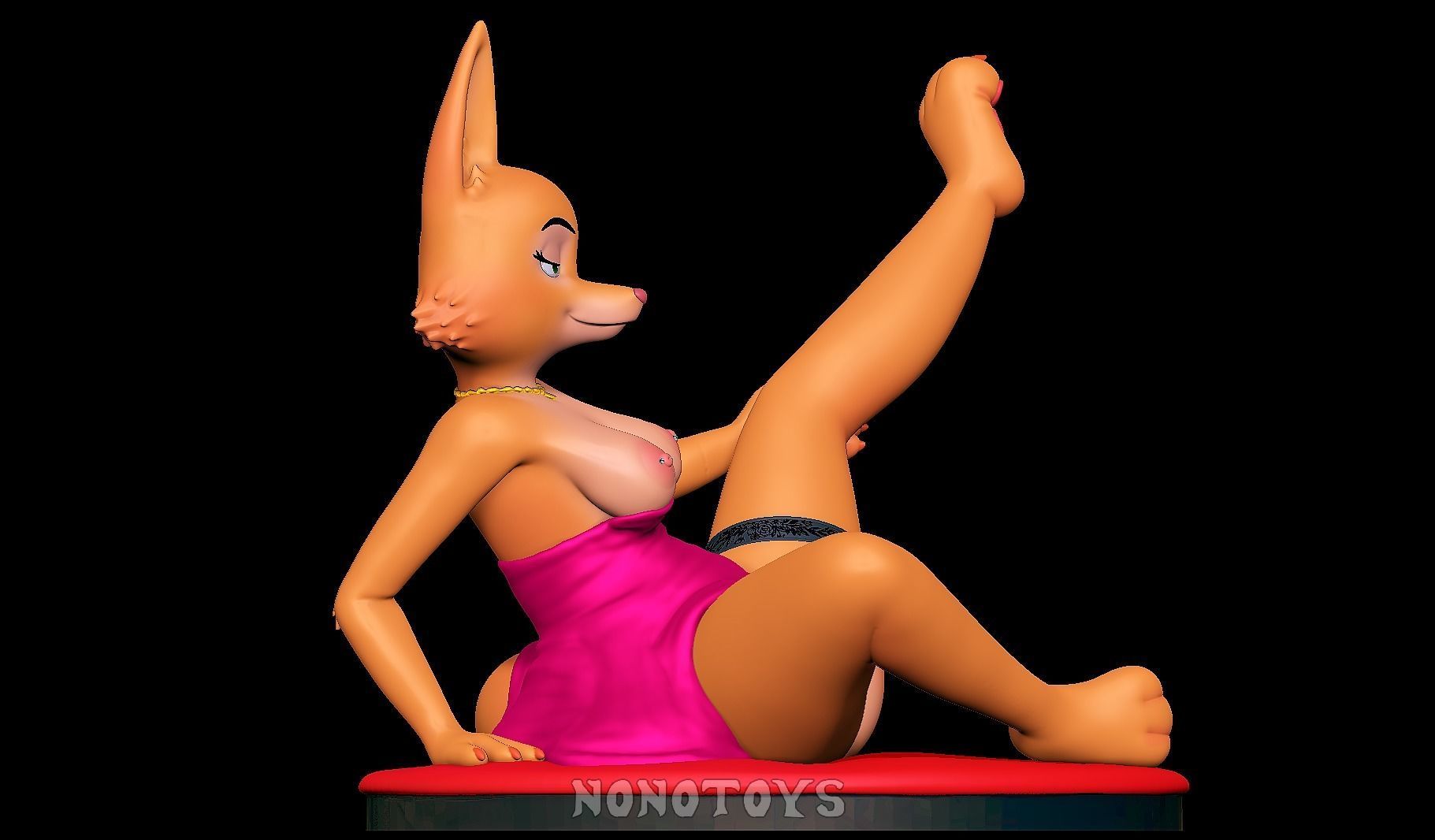 Diane Foxington NSFW 3D print model_3