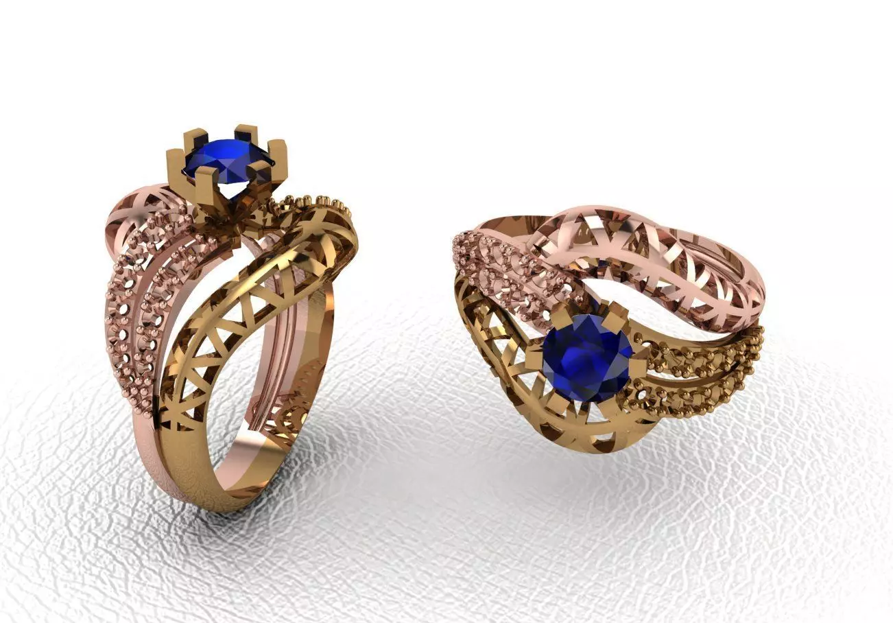 RING B448 3D print model_0