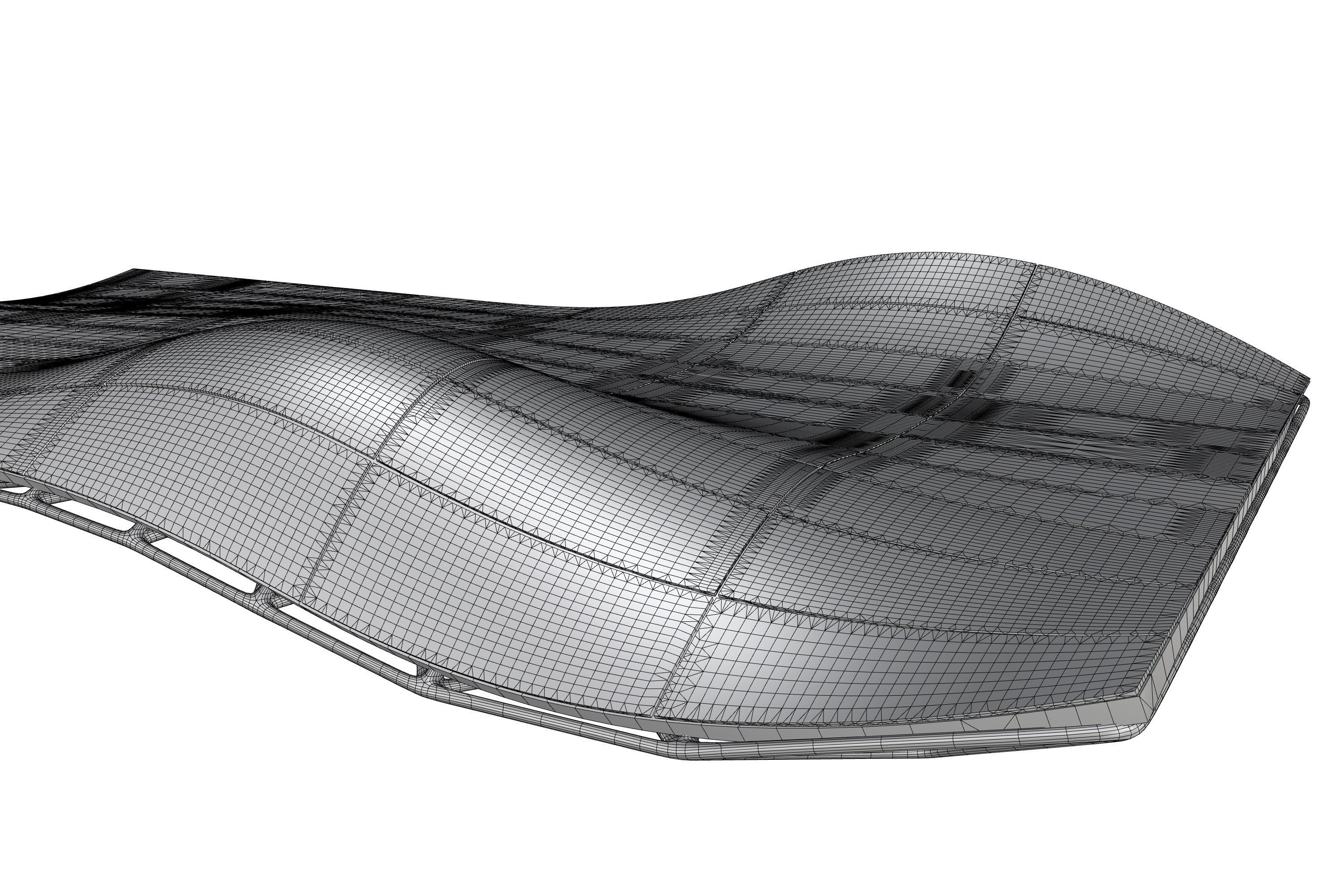 Wavy Space Truss Ceiling 3D model_17