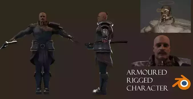 Realistic Male Full body character