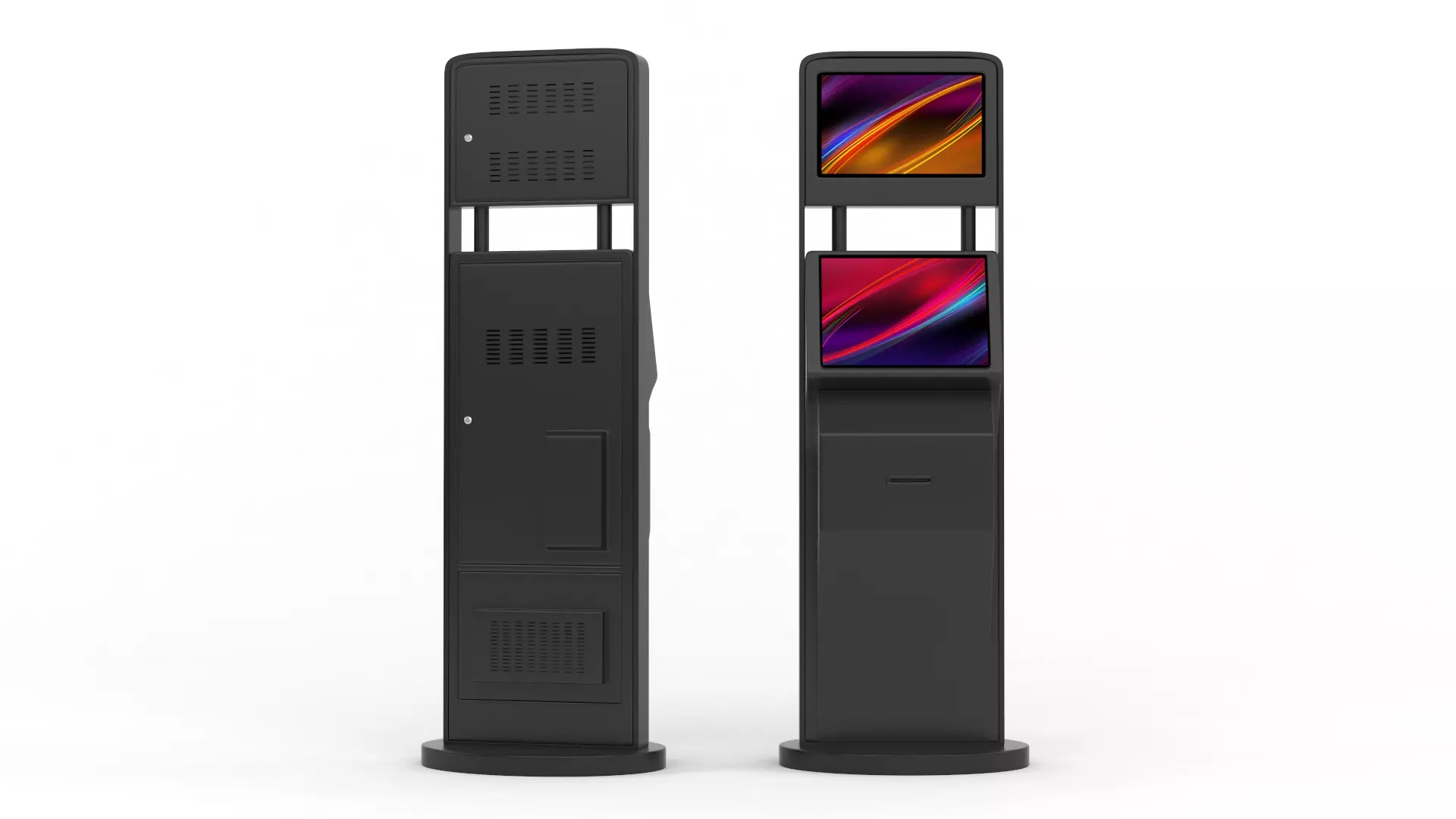 Electronic Kiosk 3D model_0