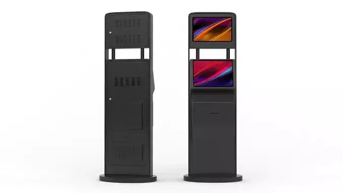 Electronic Kiosk 3D model
