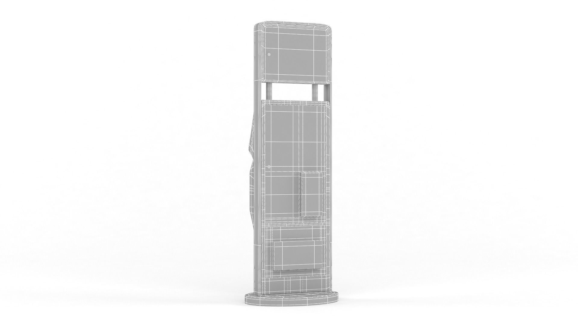 Electronic Kiosk 3D model_11