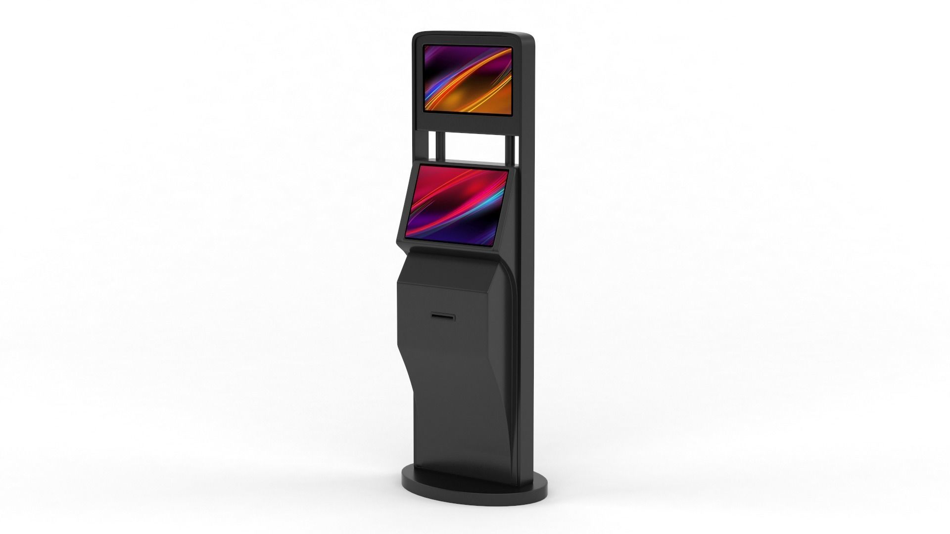 Electronic Kiosk 3D model_2
