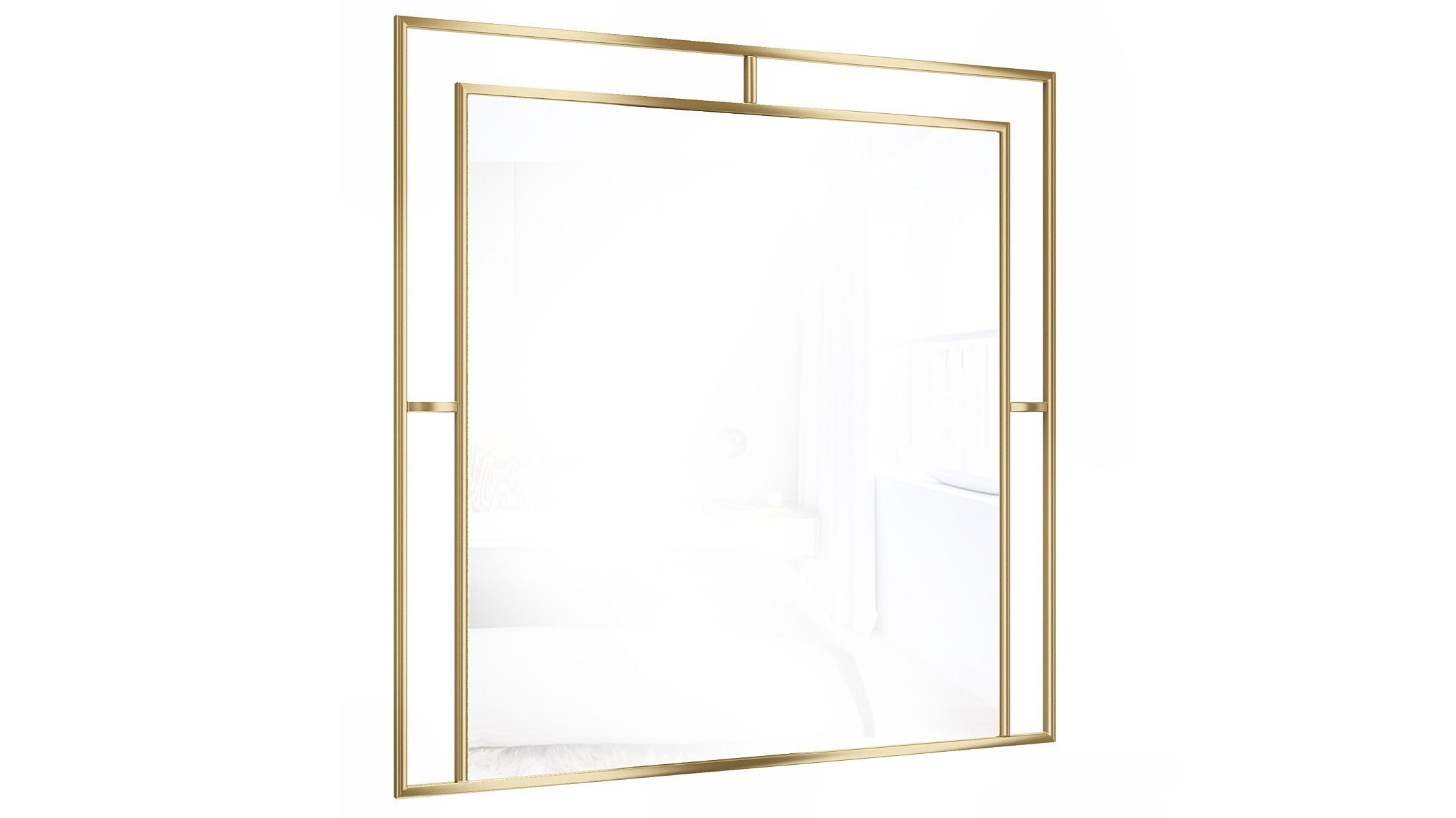 Mirror in a metal frame GZ-M1024 3D model_3