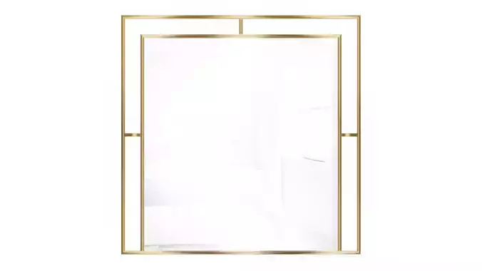 Mirror in a metal frame GZ-M1024