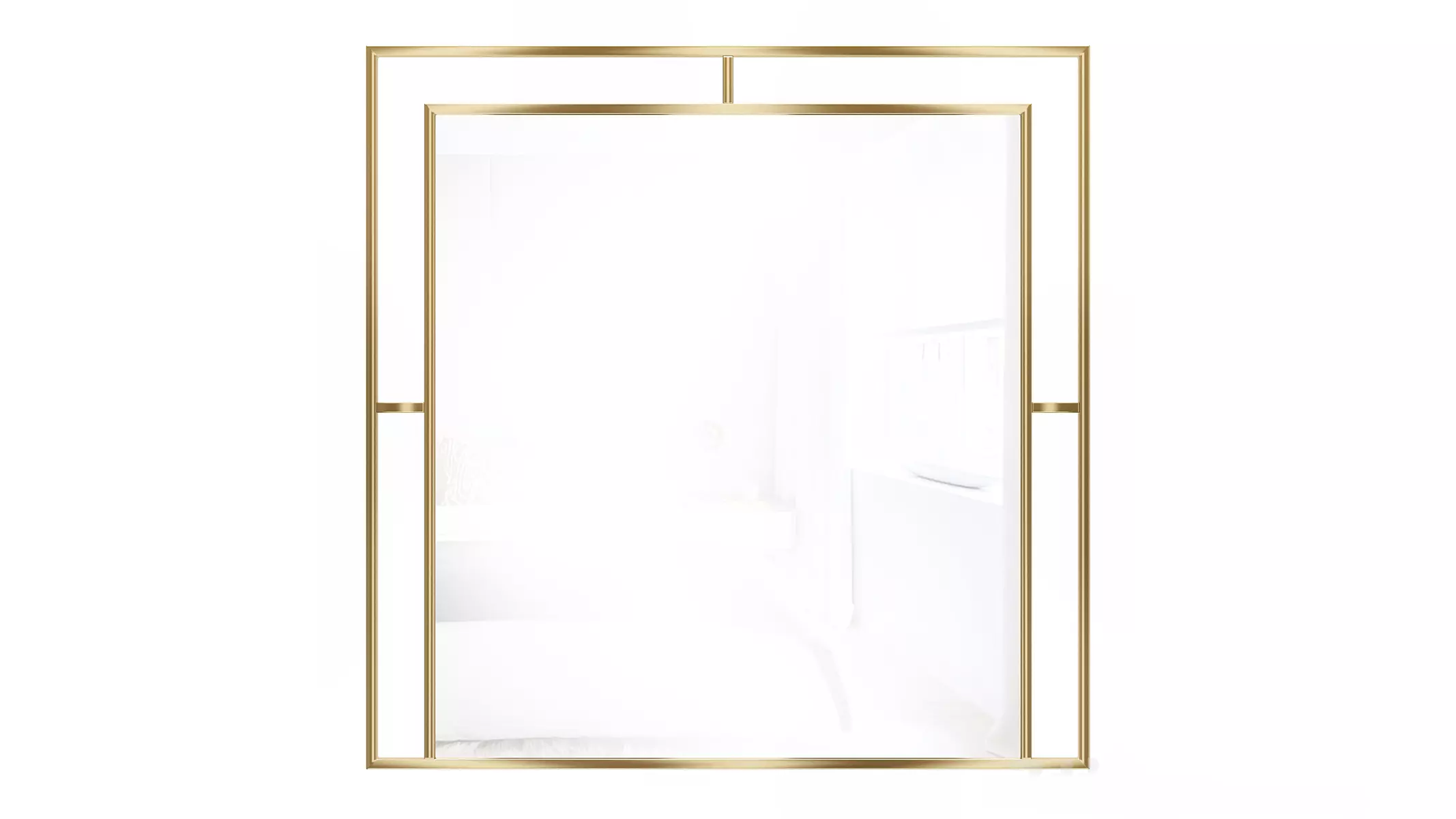 Mirror in a metal frame GZ-M1024 3D model_0