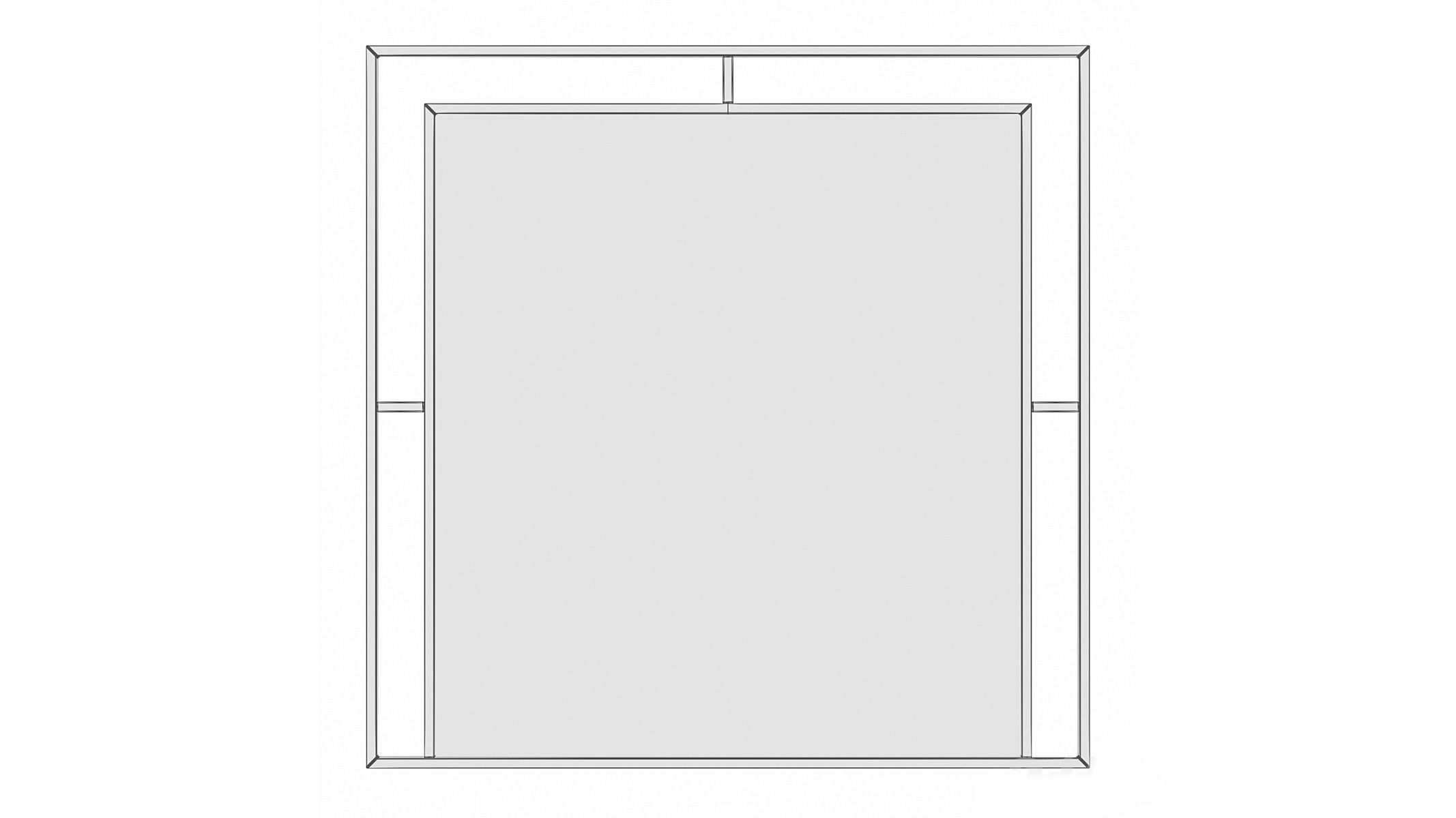 Mirror in a metal frame GZ-M1024 3D model_5