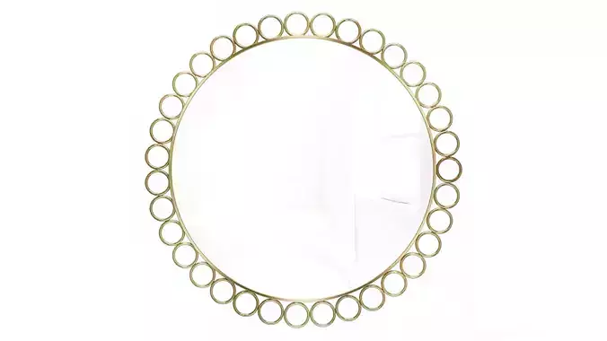 Mirror in a metal frame GZ-M1027