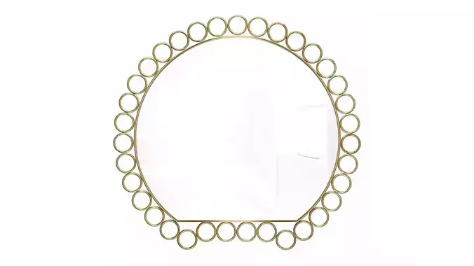 Mirror in a metal frame GZ-M1028