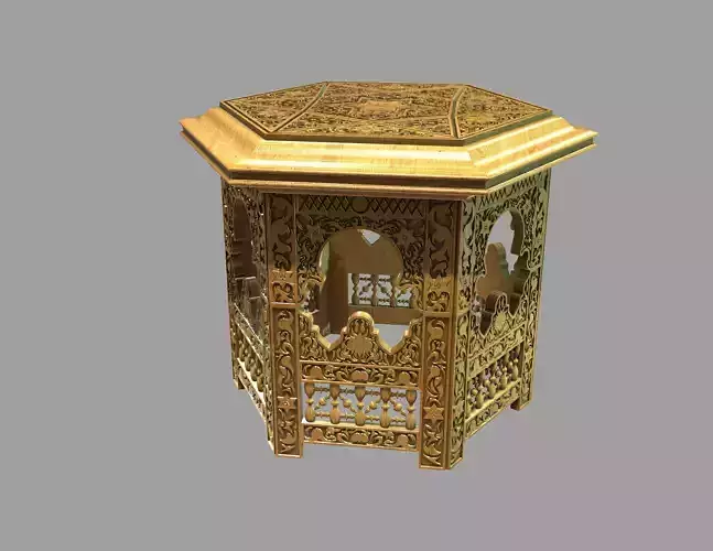 Traditional arabic coffee table
