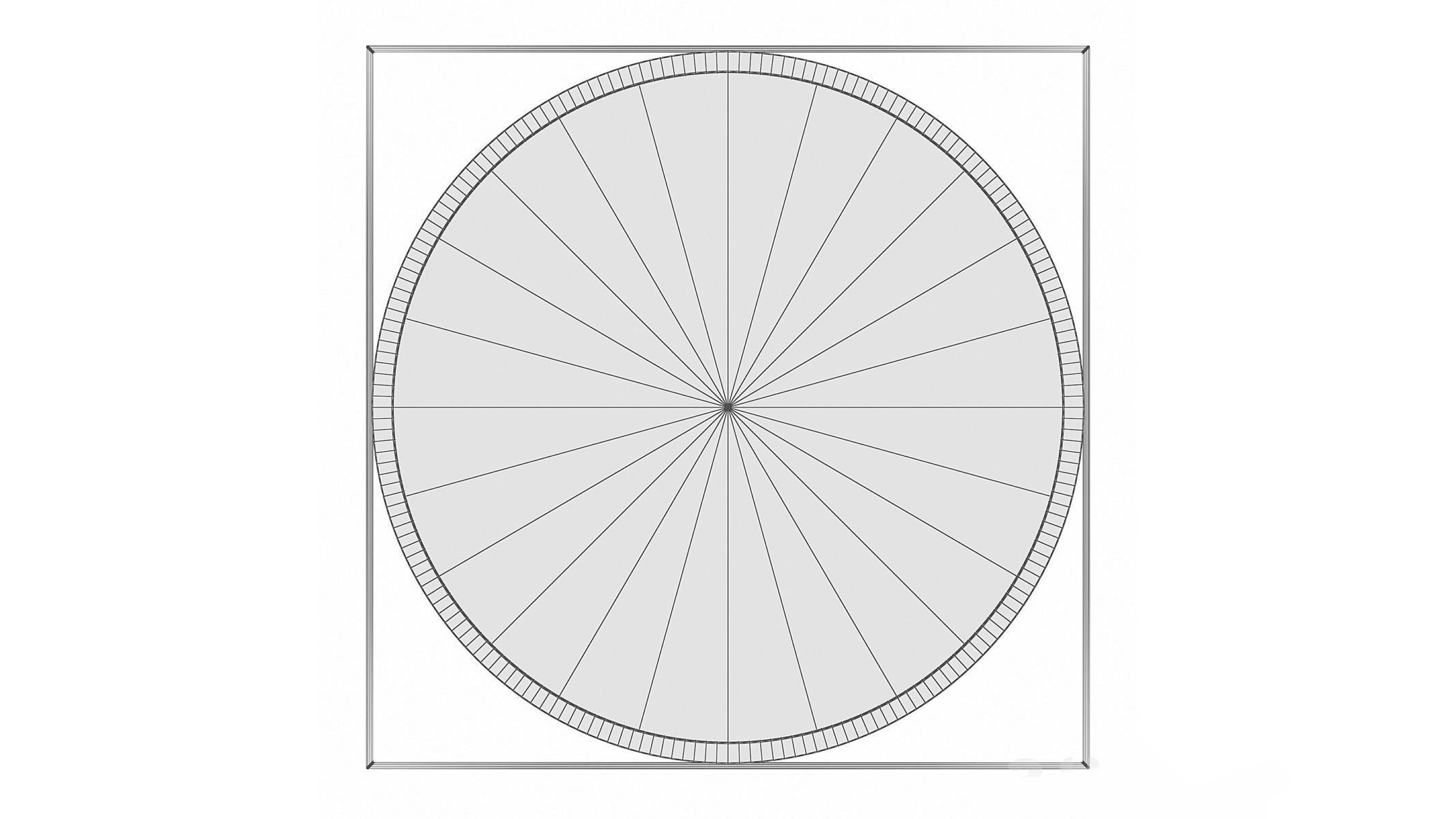 Mirror in a metal frame GZ-M1030 3D model_5