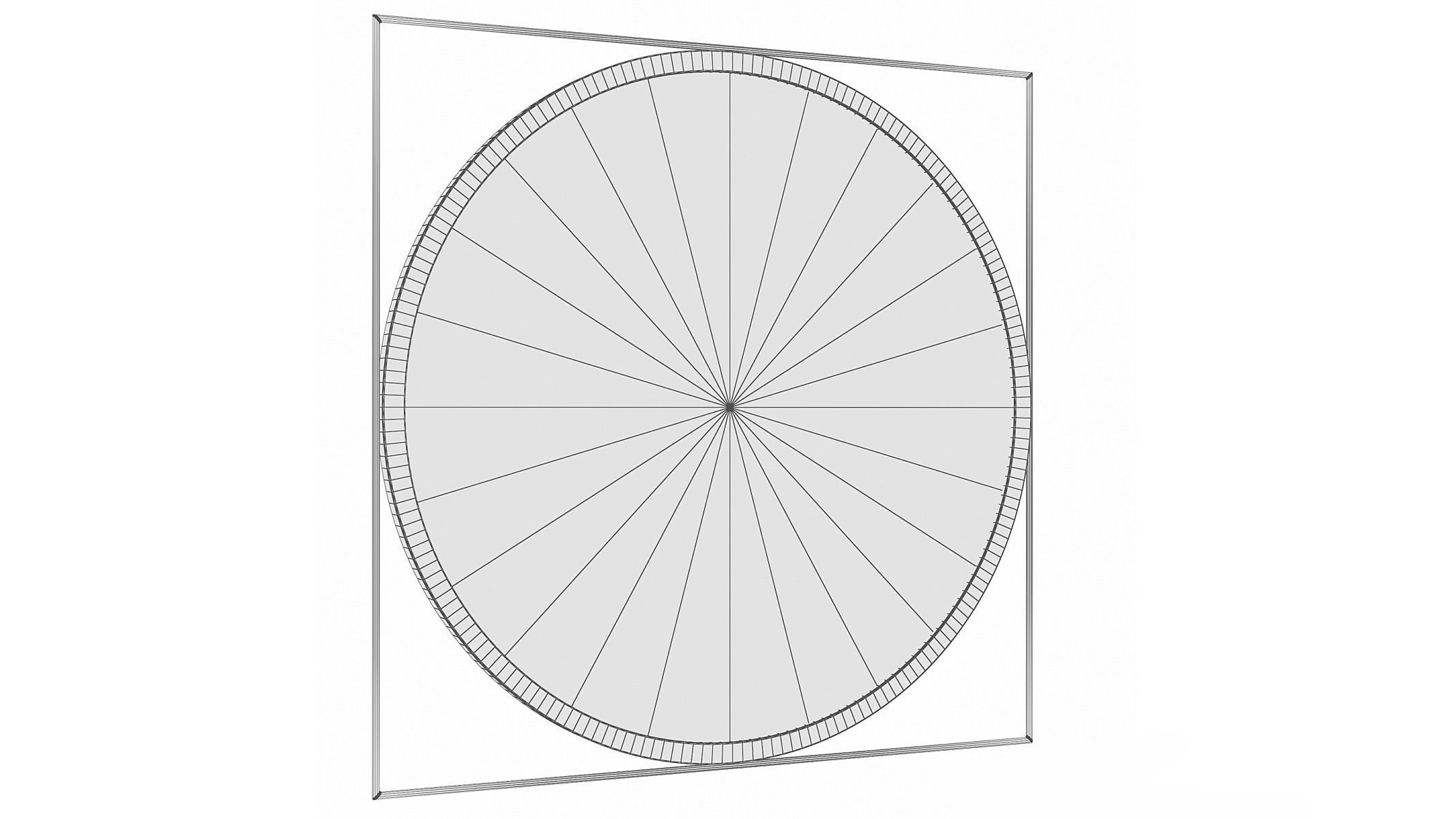 Mirror in a metal frame GZ-M1030 3D model_4
