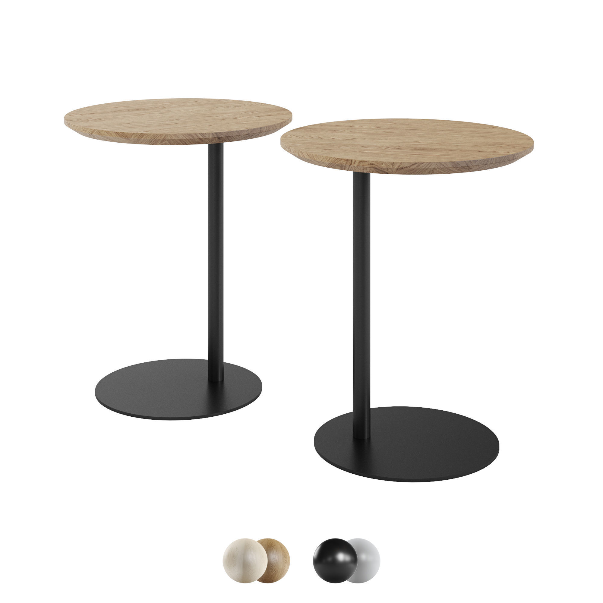 Bolia Side Table Pillar 3D model_2