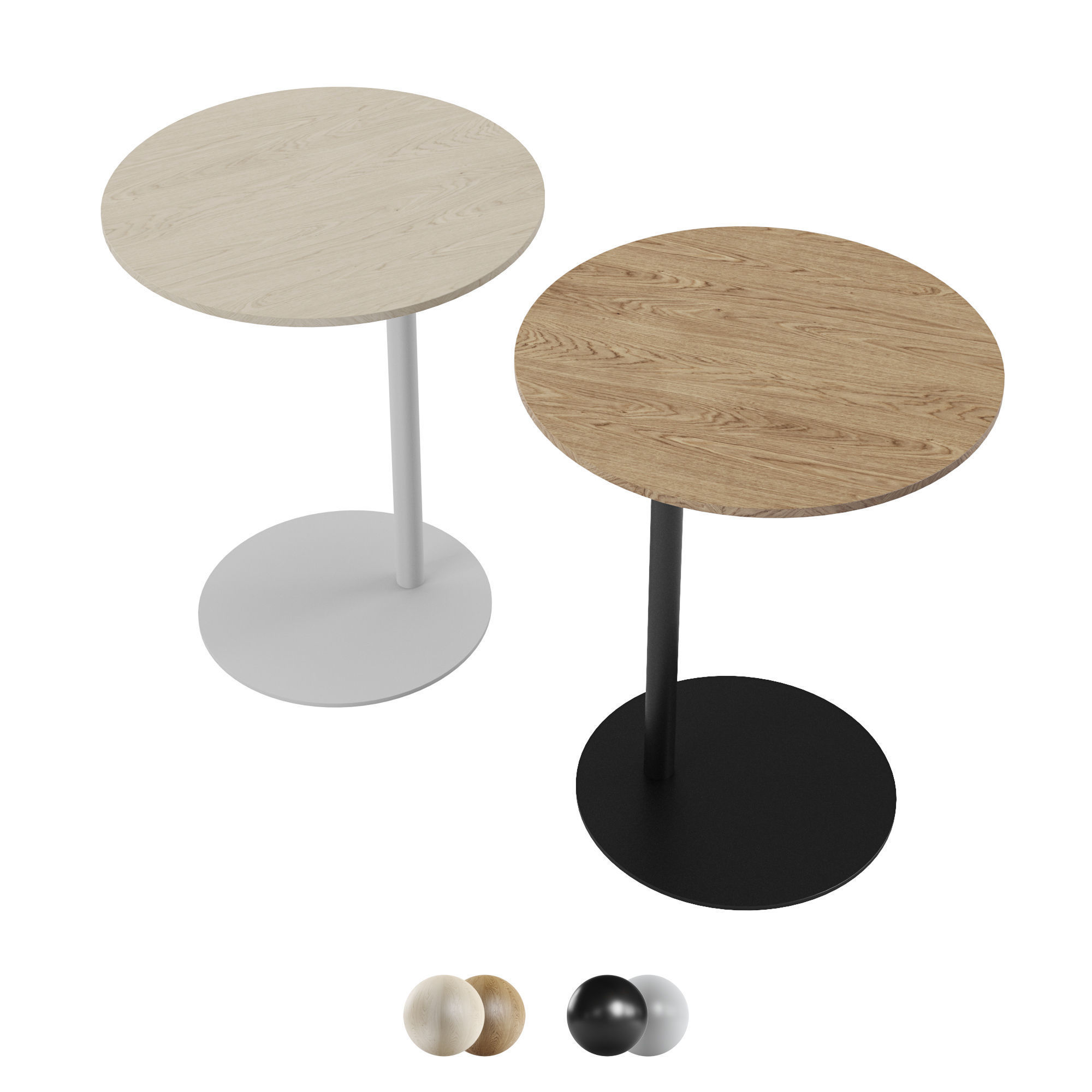 Bolia Side Table Pillar 3D model_6