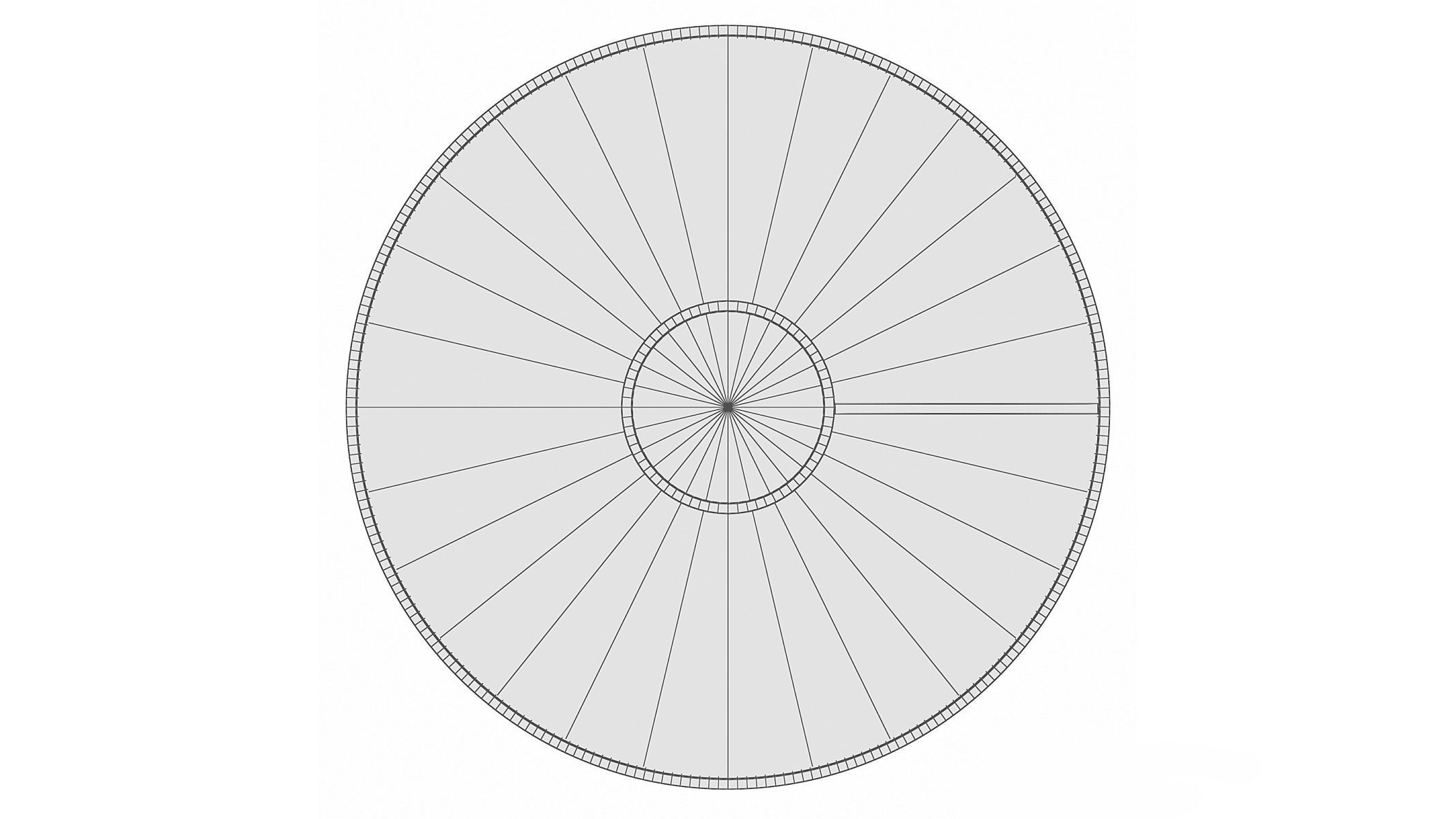 Mirror in a metal frame GZ-M1032 3D model_5
