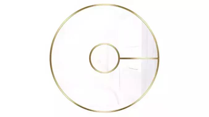 Mirror in a metal frame GZ-M1032