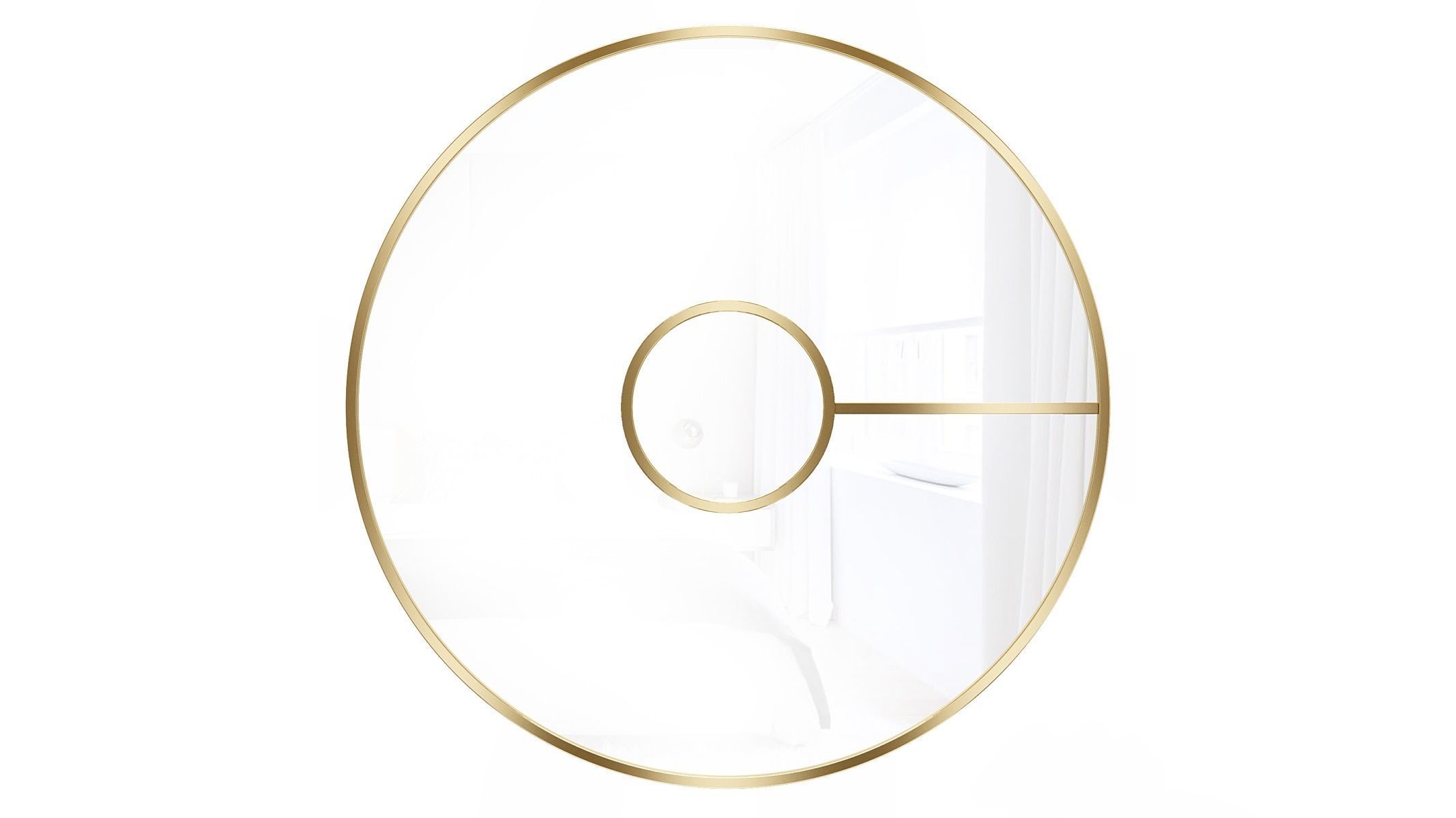 Mirror in a metal frame GZ-M1032 3D model_2