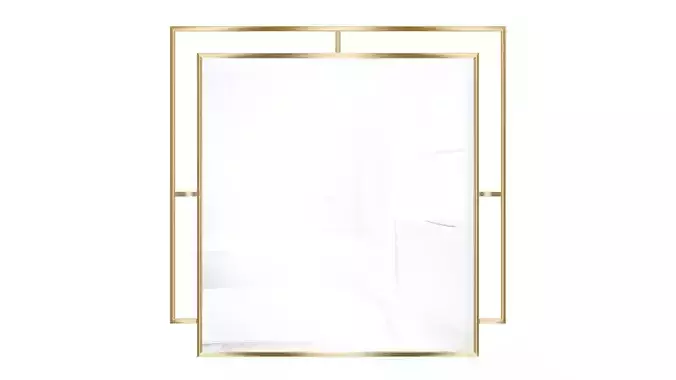 Mirror in a metal frame GZ-M1033