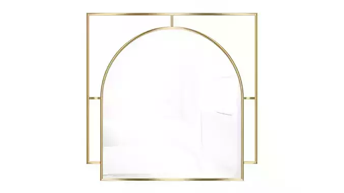 Mirror in a metal frame GZ-M1034