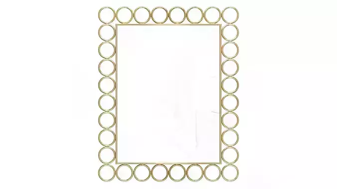 Mirror in a metal frame GZ-M1035