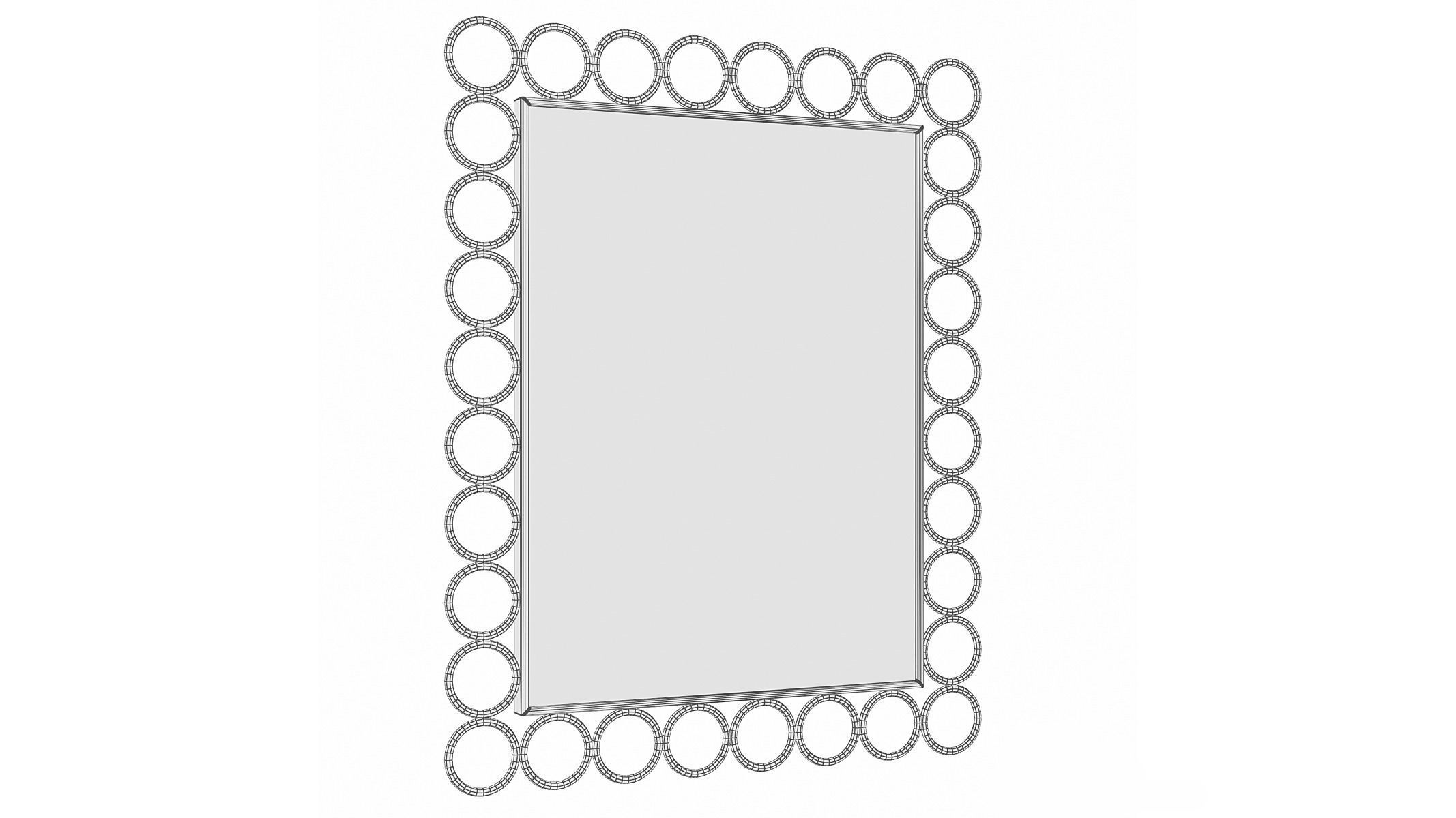 Mirror in a metal frame GZ-M1035 3D model_4