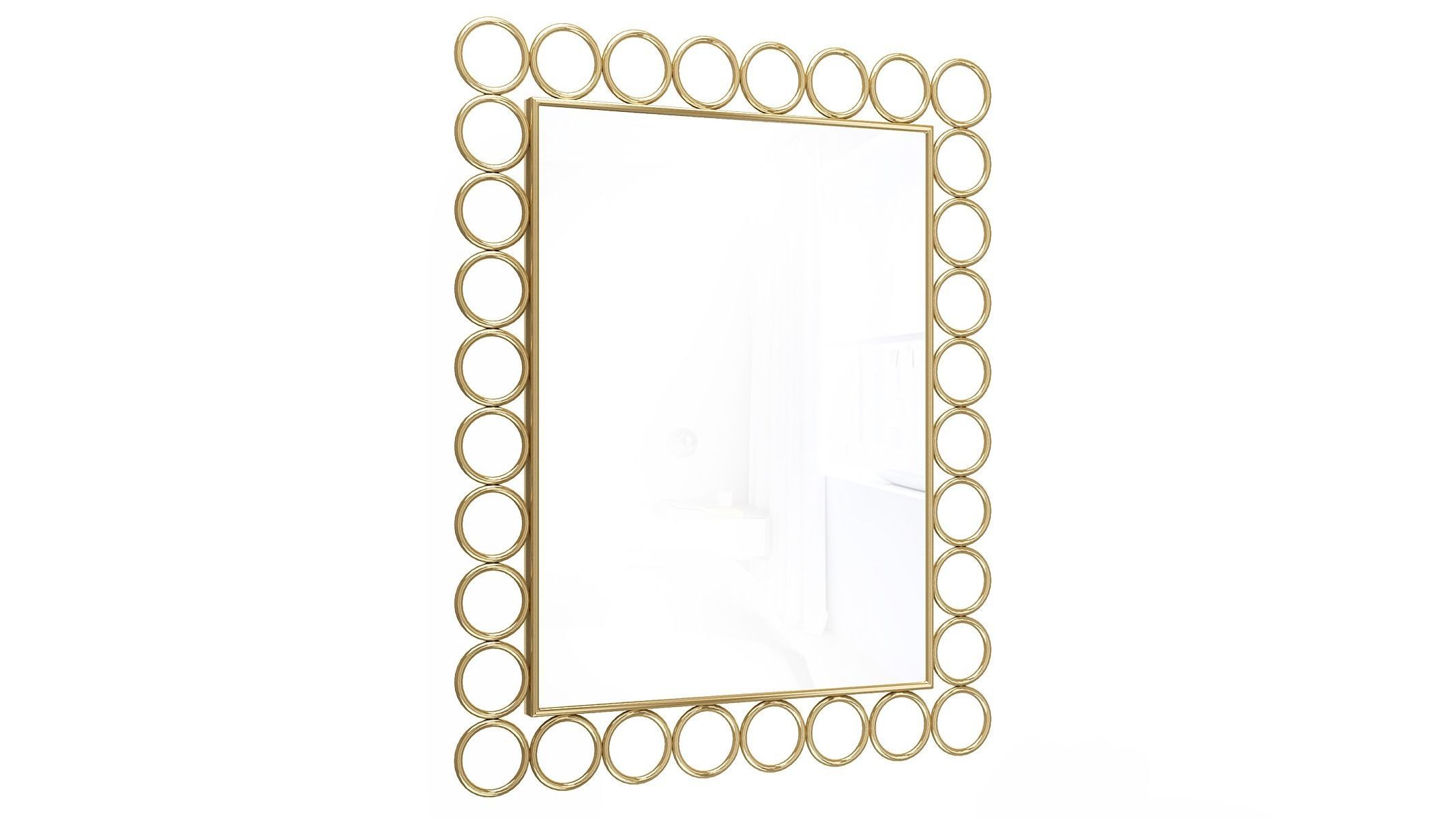 Mirror in a metal frame GZ-M1035 3D model_3