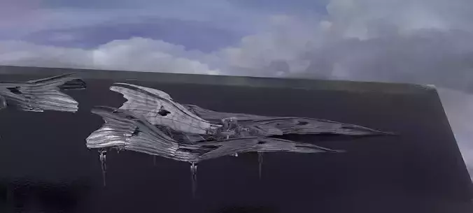 Hybrid base ships bases  3D model