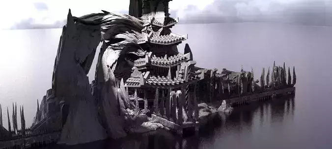 Mongol Castle mountain bridge 3 